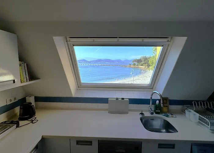 Apartman Atico En La Playa De Canido - Homey Galicia Vigo